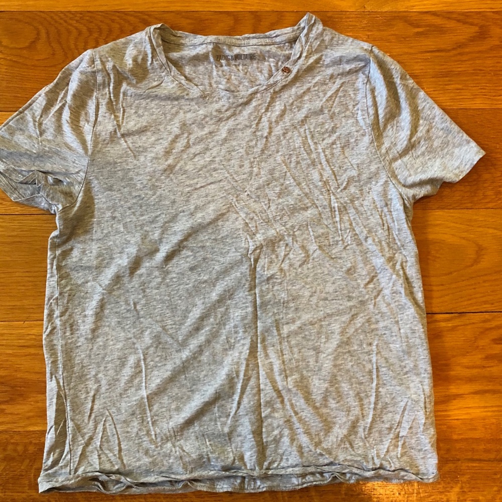 Zadig and Voltaire gray t-shirt
